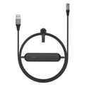 Кабель Hoco U22 USB Lightning U Bei Power Bank 2000mAh 1.2m Чорний