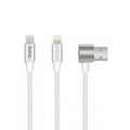 Кабель 2in1 Hoco U18 Golden hat multi-functional Micro+Lightning Білий
