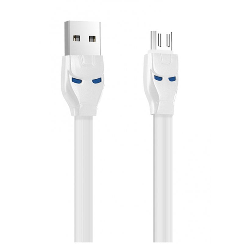 Кабель Hoco U14 Steel Micro USB Cable 1.2 м White
