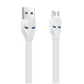 Кабель Hoco U14 Steel Lightning Cable 1.2 м White