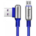 Кабель Hoco U17 USB Lightning Capsule 1.2M Blue