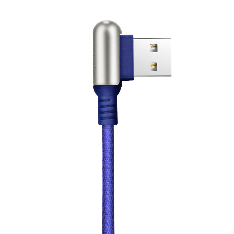 Кабель Hoco U17 USB Lightning Capsule 1.2M Blue