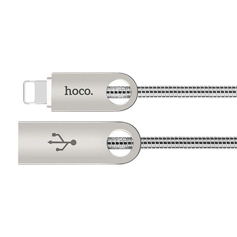 Кабель USB Hoco U8 Lightning Zinc Alloy Metal 1m Tarnish