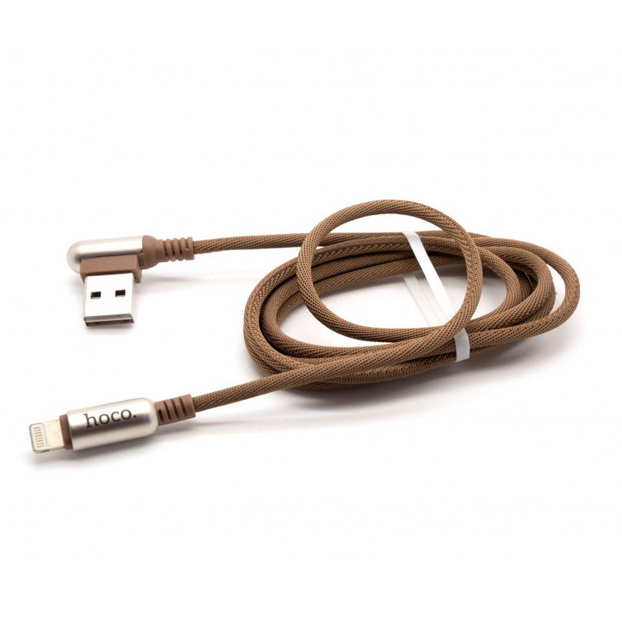 Кабель Hoco U17 USB Lightning Capsule 2M Coffe