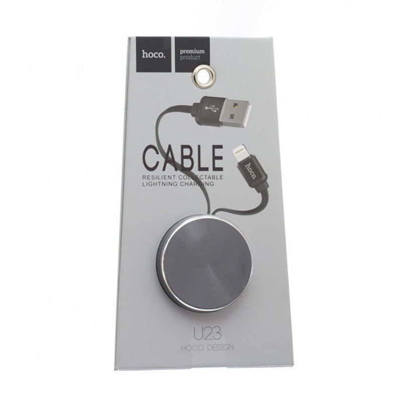 Кабель Hoco U23 Resilient Collectable Lightning-USB Black