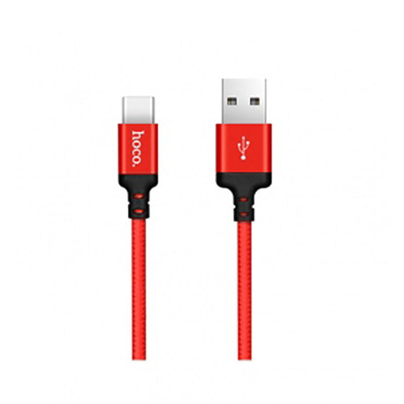 Кабель USB Lightning Hoco X14 Times Speed iPhone 1m Червоний+Чорний