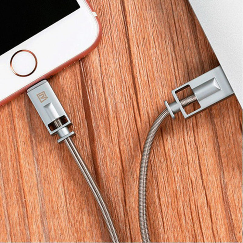 Кабель Remax RC-056i Royalty Lightning-USB 1M Steel Silver