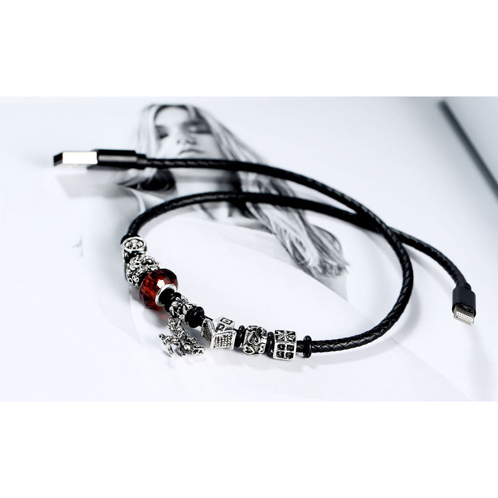 Кабель синхронізації Remax Jewellery RC-058i Lightning 0,5 м Black