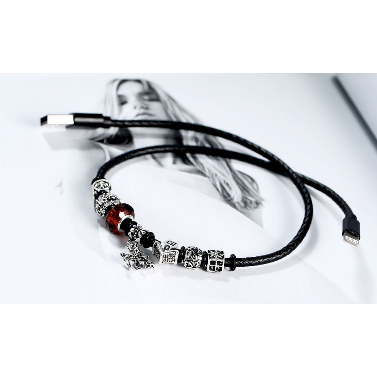 Кабель синхронізації Remax Jewellery RC-058i Lightning 0,5 м Black