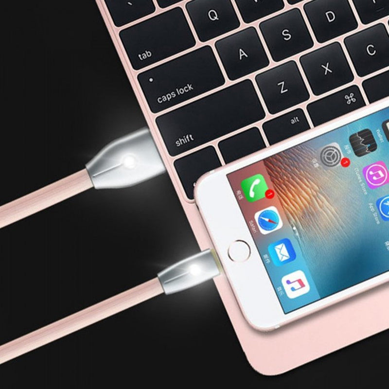 Кабель MicroUSB Remax Knight RC-043m 1м Silver-Rose