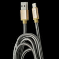 Кабель USB Hoco U5 Lightning Full-Metal 1.2m Gold