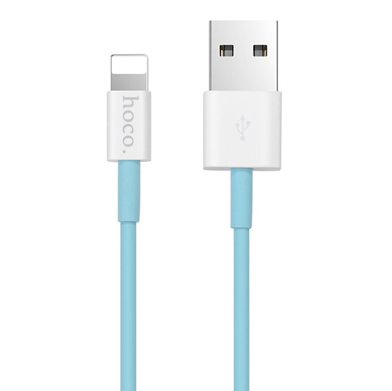 Кабель USB Lightning Hoco X8 1m Blue