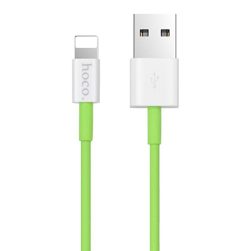 Кабель USB Lightning Hoco X8 1m Green