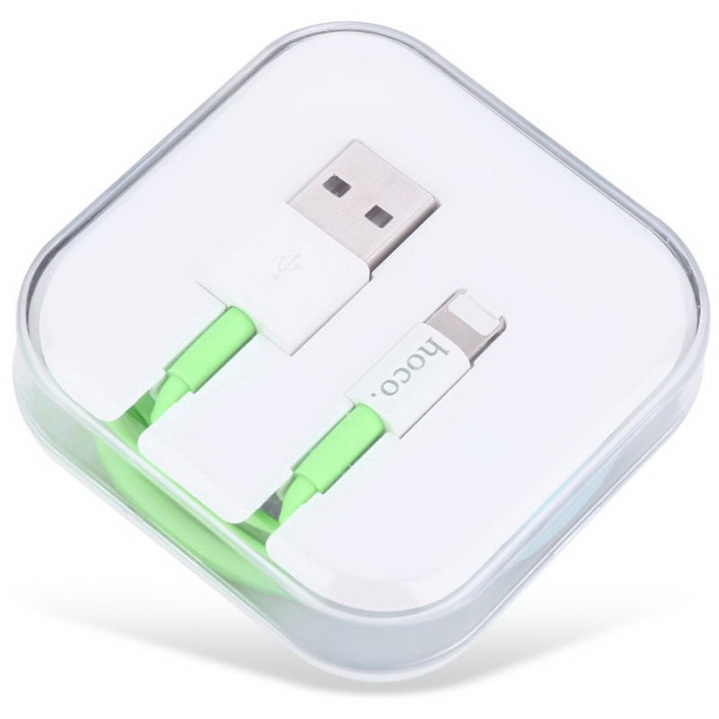 Кабель USB Lightning Hoco X8 1m Green