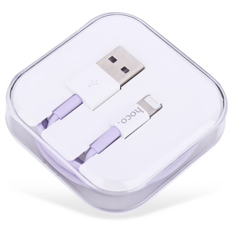 Кабель USB Lightning Hoco X8 1m Purple