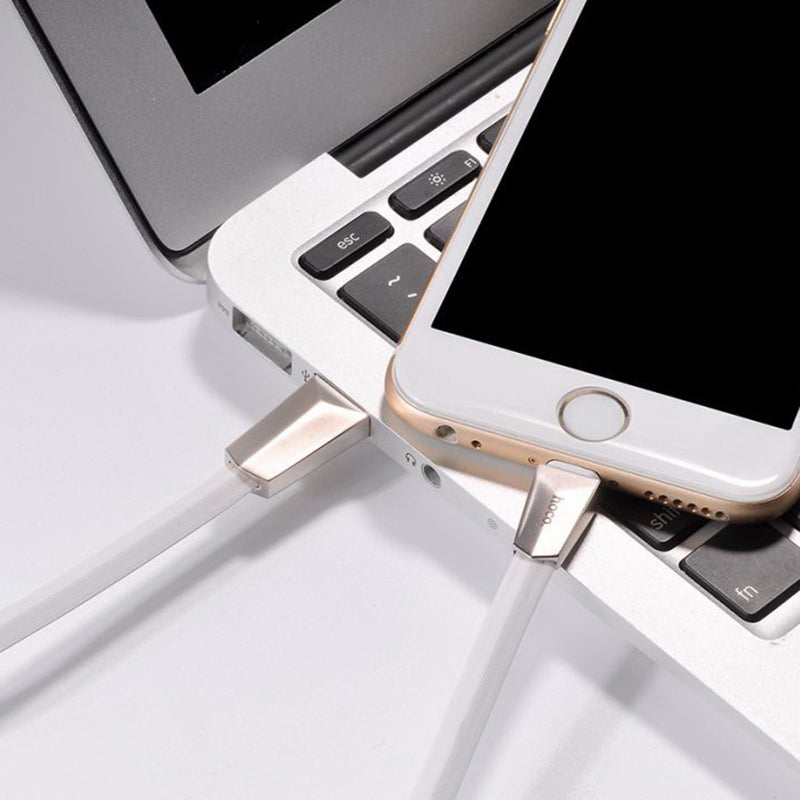 Кабель USB Lightning Hoco X4 Zinc Alloy Rhombic 1.2m Black
