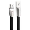 Кабель Hoco X4 Zing Alloy microUSB-USB Чорний