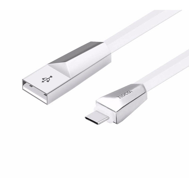 Кабель USB Hoco X4 з виходом Type-C Білий