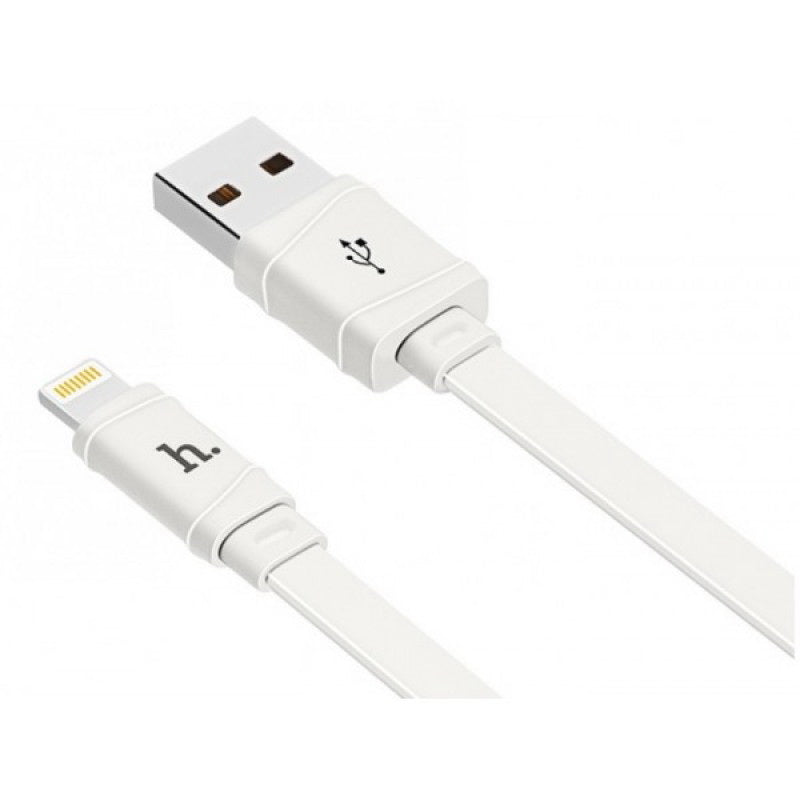 Кабель Hoco X5 bamboo Lightning 1м White
