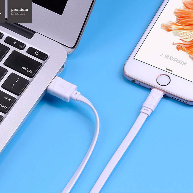 Кабель Hoco X5 bamboo Lightning 1м White