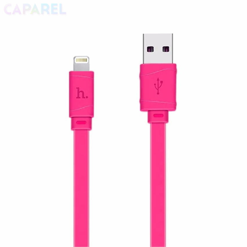 Кабель Hoco X5 Bamboo Lightning для iPhone Pink