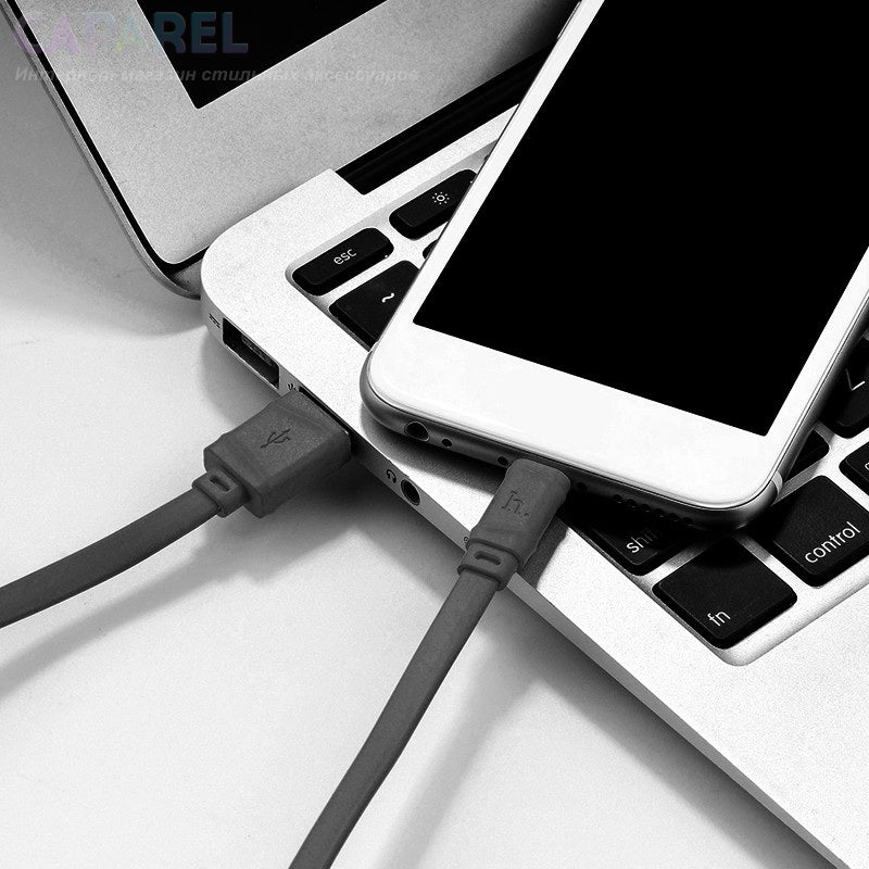 Дата кабель Hoco X5 Bamboo USB to MicroUSB (100см) Чорний