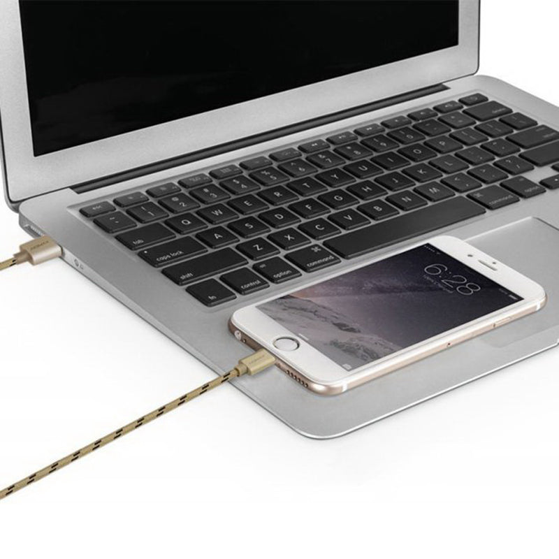 Кабель Momax Elite Lightning Cable 1M Gold