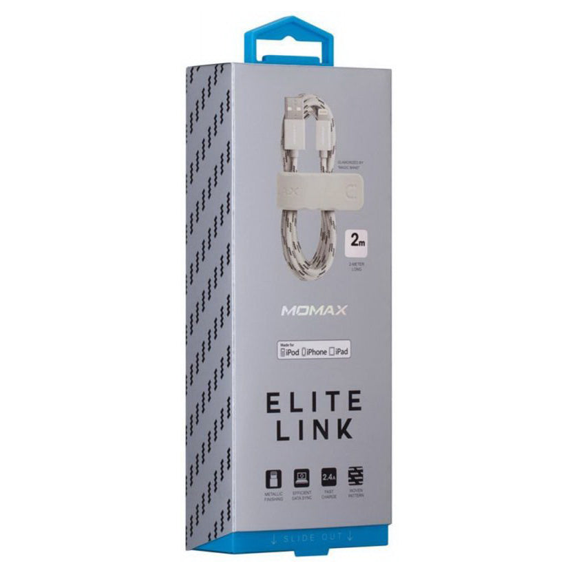 Кабель Momax Elite Lightning Cable 1M Gold