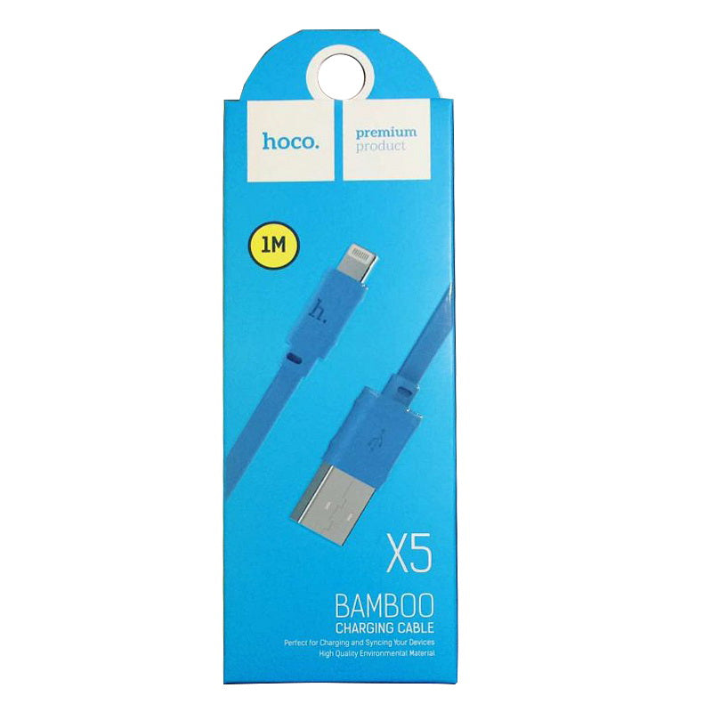 Кабель Hoco X5 bamboo Type-C Blue