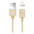 Кабель USB Usams US-SJ132 Магнітний Lightning Золотий