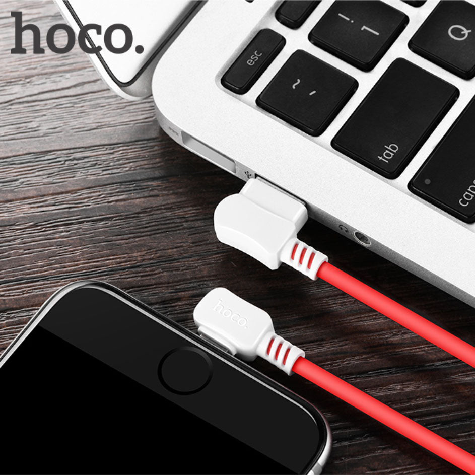 Кабель USB Hoco X19 Enjoy Lightning iPhone Червоний+Білий