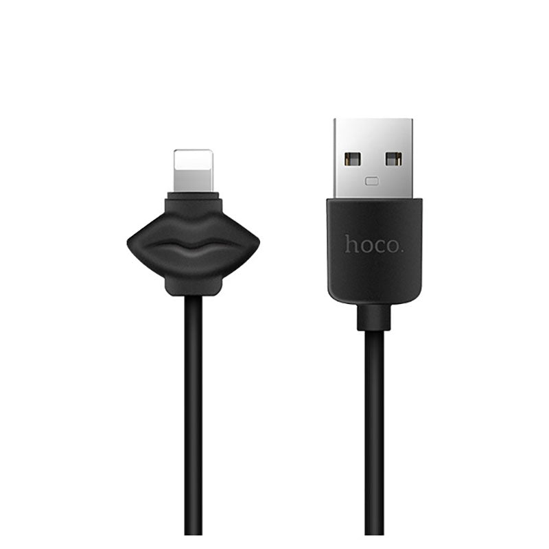 Кабель USB Hoco X17 Showy Lightning iPhone Чорний