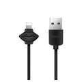 Кабель USB Hoco X17 Showy Lightning iPhone Чорний