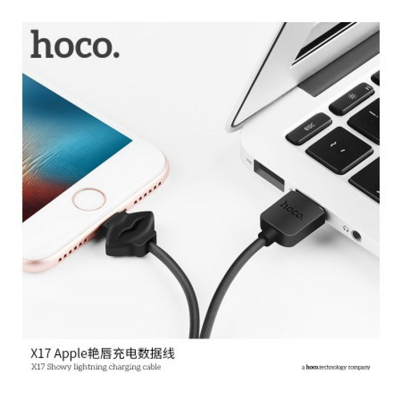 Кабель USB Hoco X17 Showy Lightning iPhone Білий