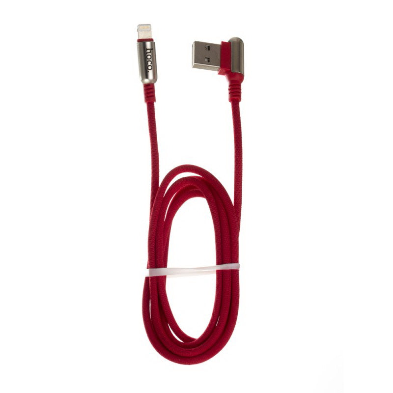 Кабель USB Micro Hoco U17 Capsule L Shape 1.2m Red