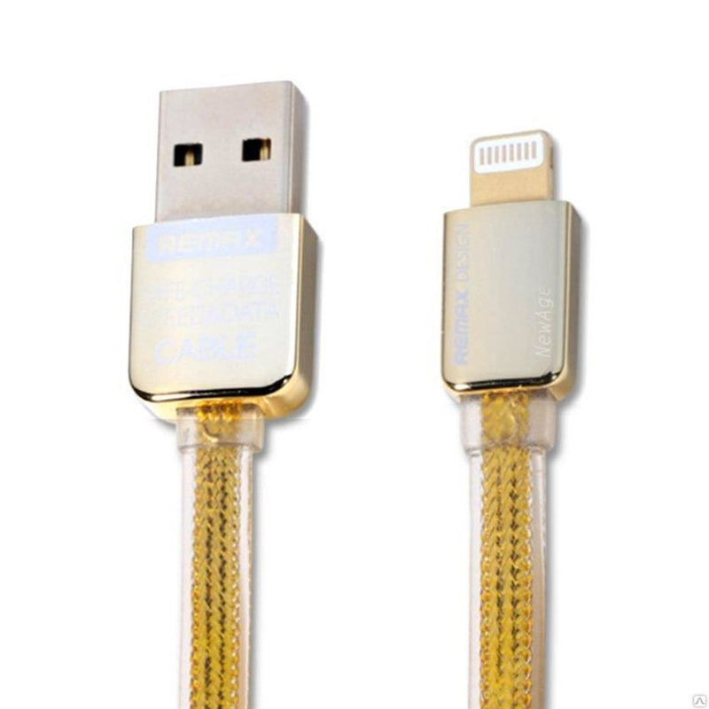 Кабель Remax Golden Lightning 1 м Gold