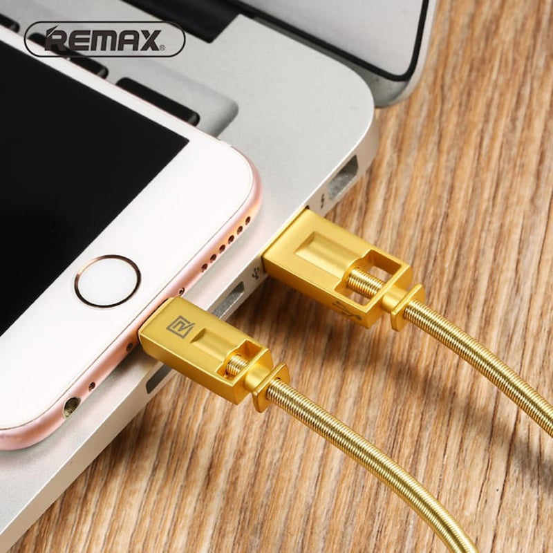 Кабель Remax Golden Lightning 1 м Gold