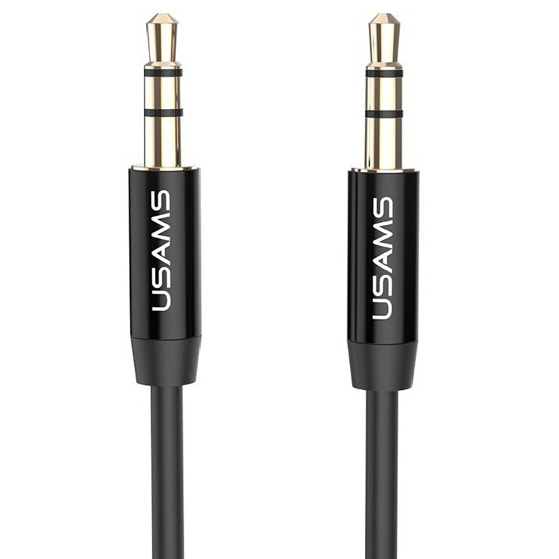 Кабель Usams YP-01 AUX Audio 1M Чорний