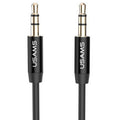 Кабель Usams YP-01 AUX Audio 1M Чорний