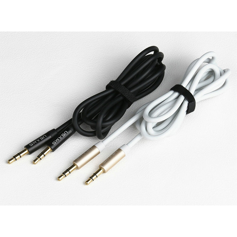Кабель Usams YP-01 AUX Audio 1M Чорний
