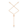 Кабель 2in1 Hoco X2 Lightning+Micro-USB 1M Rose-Gold