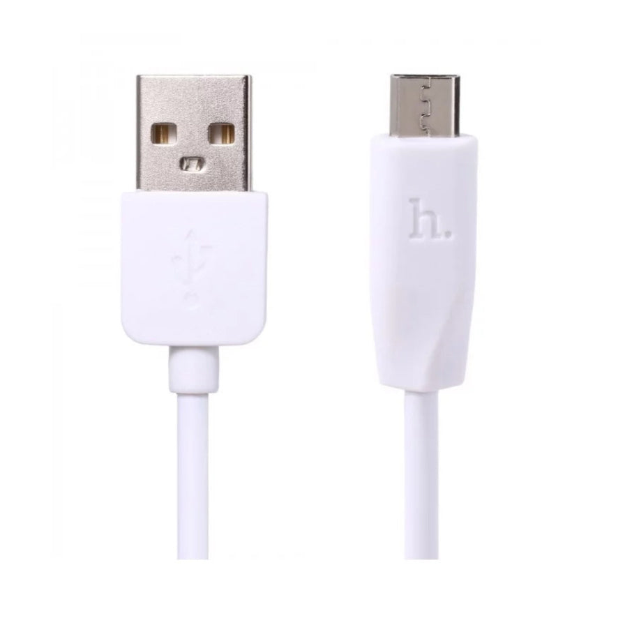 Кабель USB Hoco X1 microUSB 2M Білий