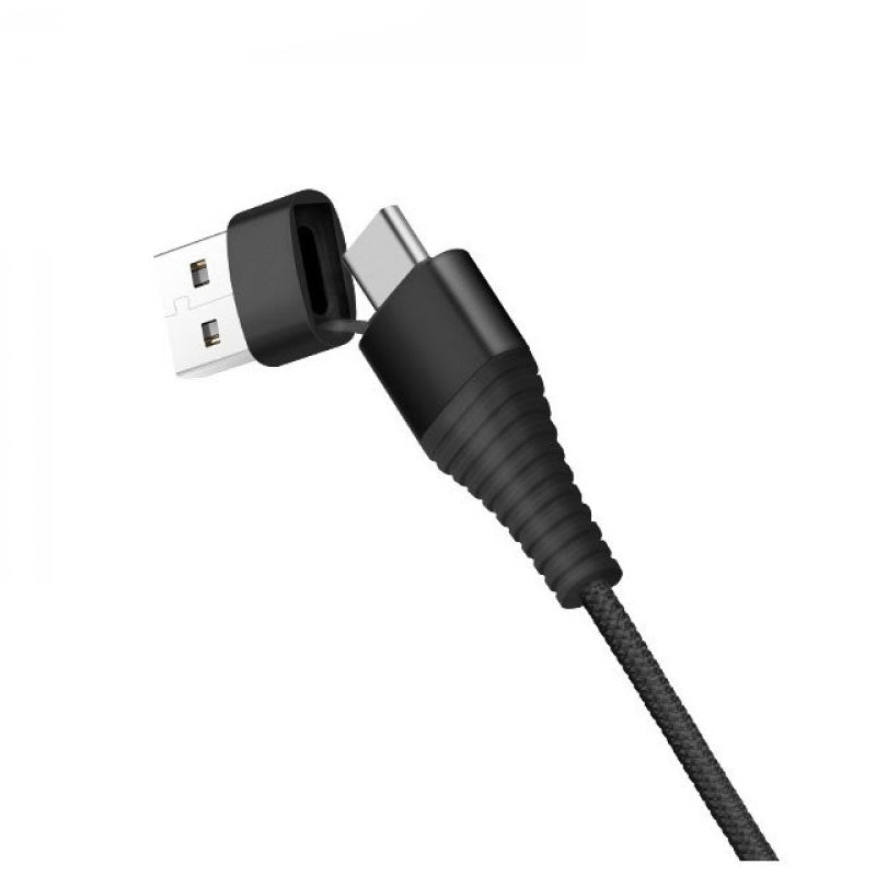Кабель Hoco U26 USB Lightning Multi-Functional 1m Black