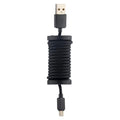 Кабель Hoco U12 USB Lightning Silica Assemble Black