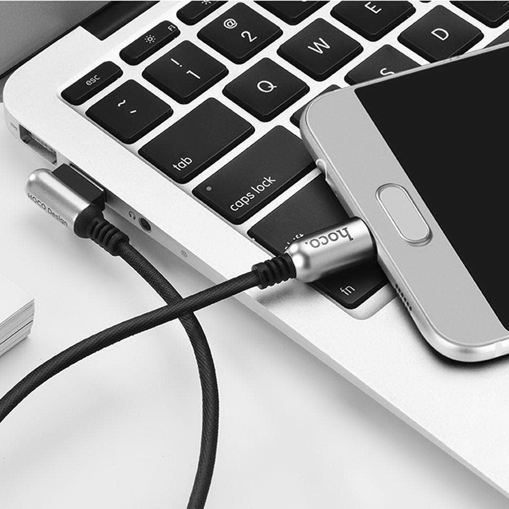 Кабель Hoco U17 Capsule Type-C-USB Чорний