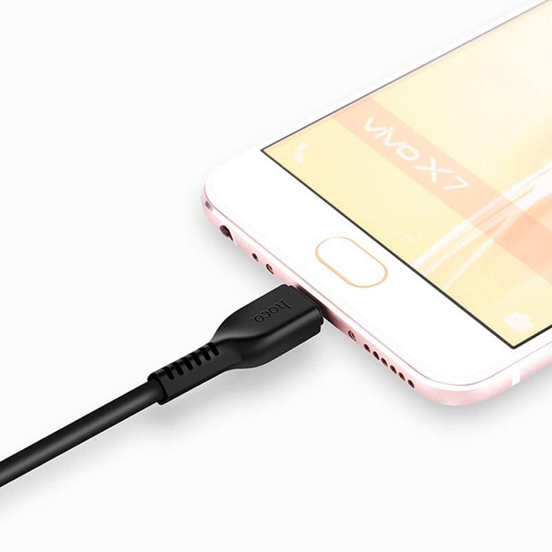 Кабель Hoco X20 Flash Charged Lightning 3м Black