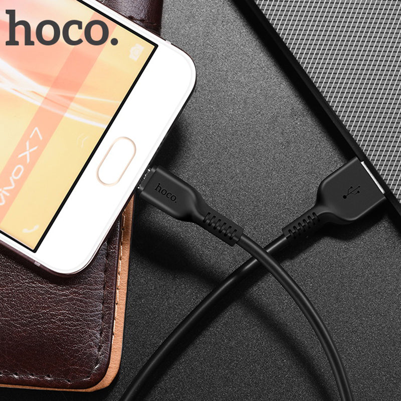 Кабель Hoco X20 Flash Charged Lightning 3м Black