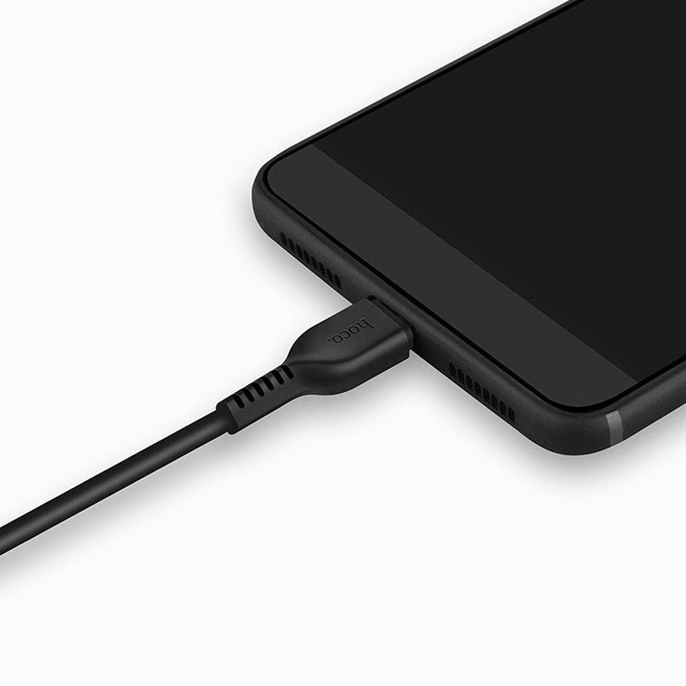 Кабель Hoco X20 microUSB-USB 1m Чорний