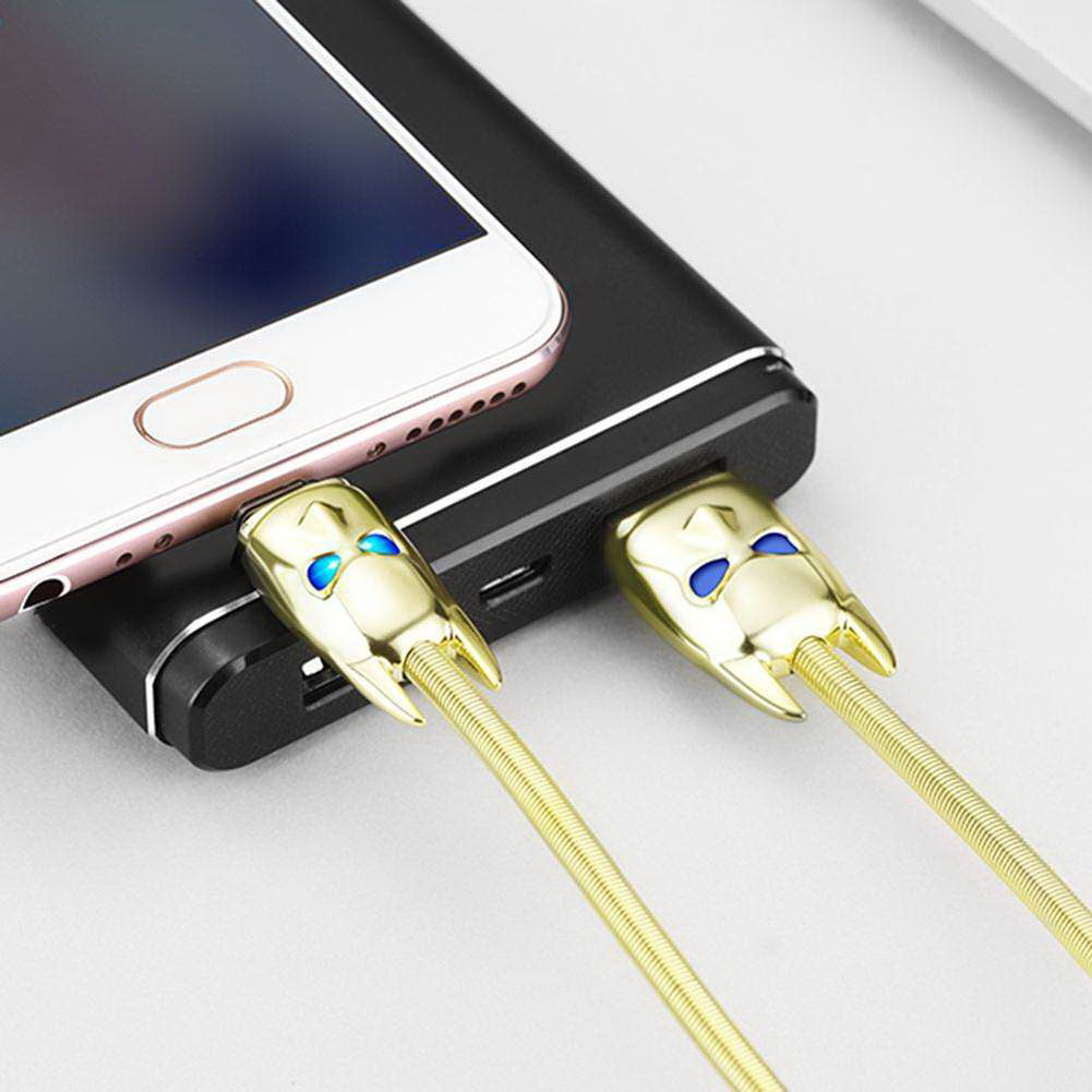 Кабель USB Micro Hoco U30 Shadow Knight 1.2m Metal Сірий