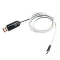 Кабель Hoco U29 Led Displayed Lightning-USB 1m Білий
